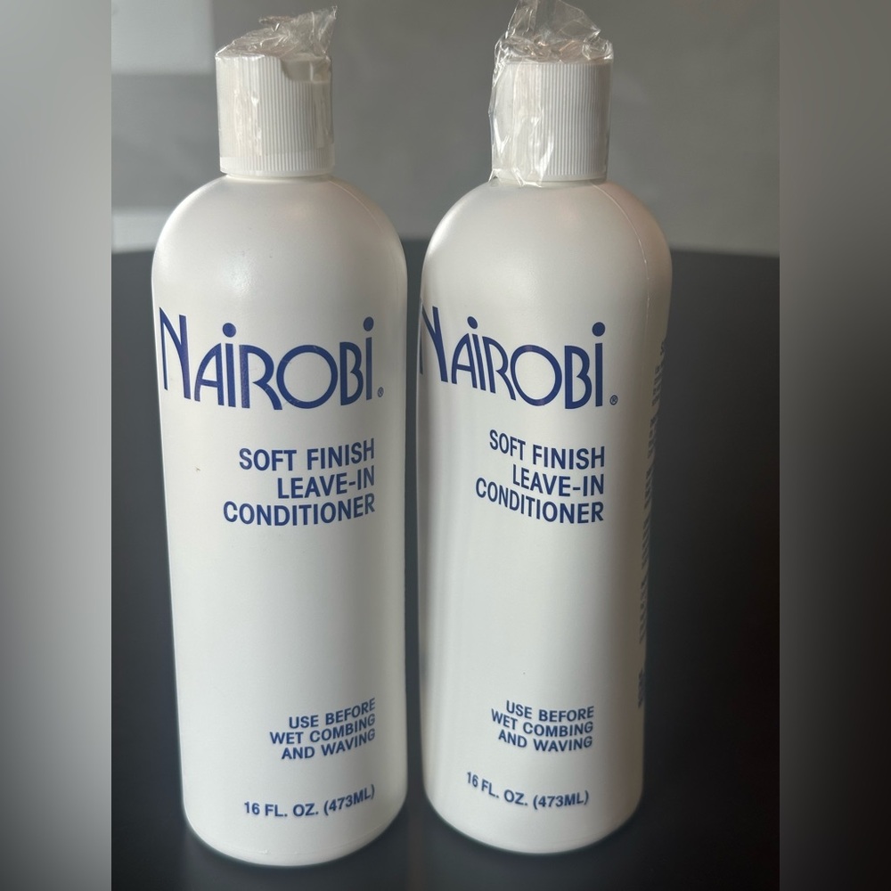 $25 FINAL PRICE! Nairobi Soft Finish Leave-In Conditioner Duo. UNUSED 16 Fl Oz!